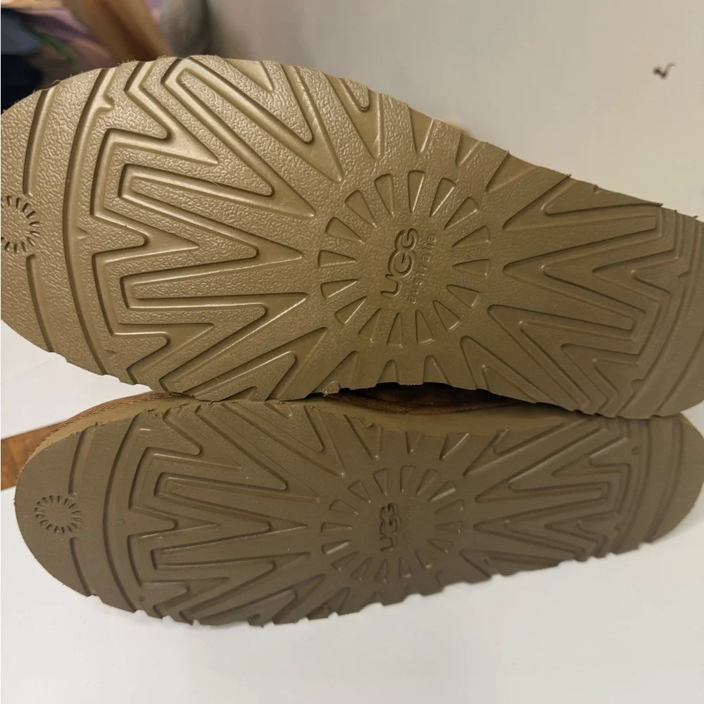 UGG Tan Suede Winter Boots - Picture 3 of 7